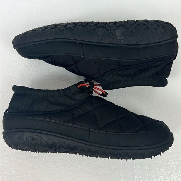 Chaco Black Quilted Ramble Puff Cinch Slipper Bootie 7 - Picture 6 of 9